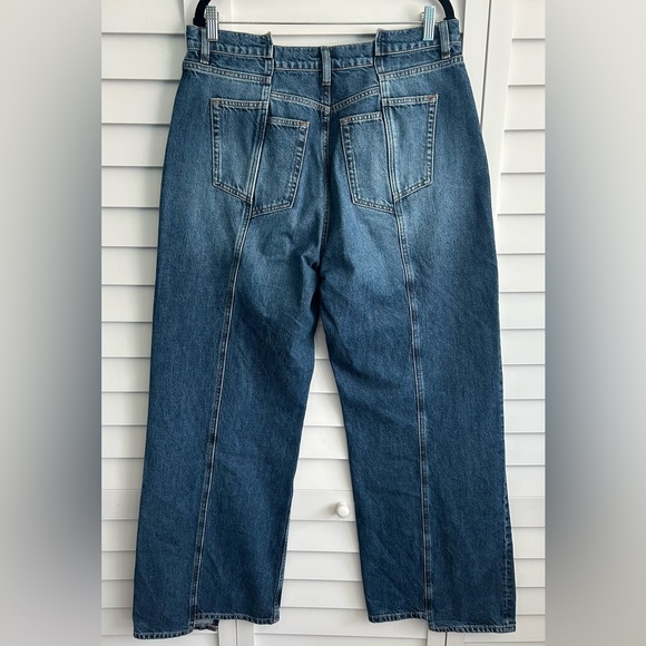 Reformation | Cary High Rise Slouchy Wide Leg Jeans in Cabo Reworked Wash - Picture 7 of 16